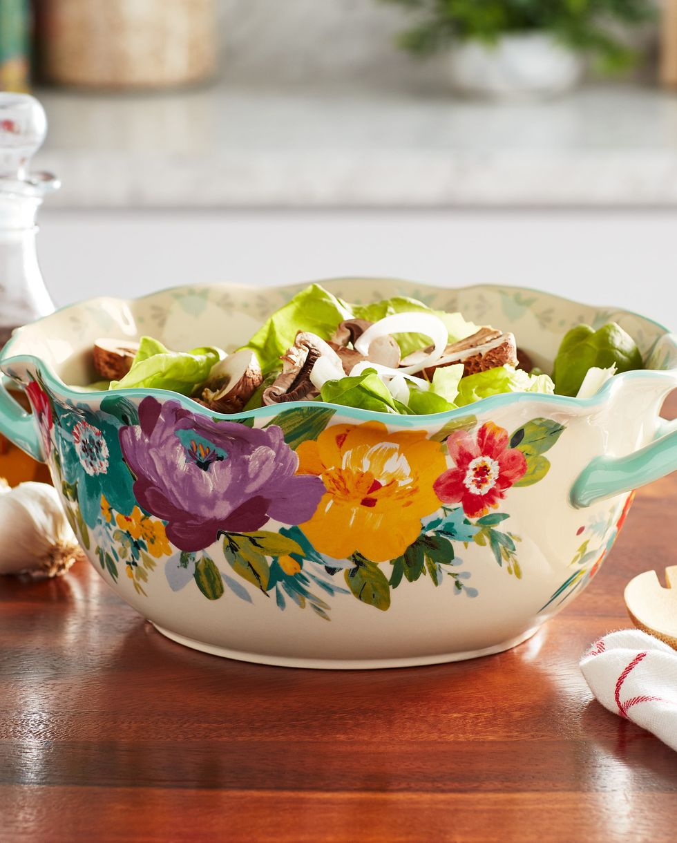 The Pioneer Woman Sweet Romance Blossom Serving Bowl with Handles