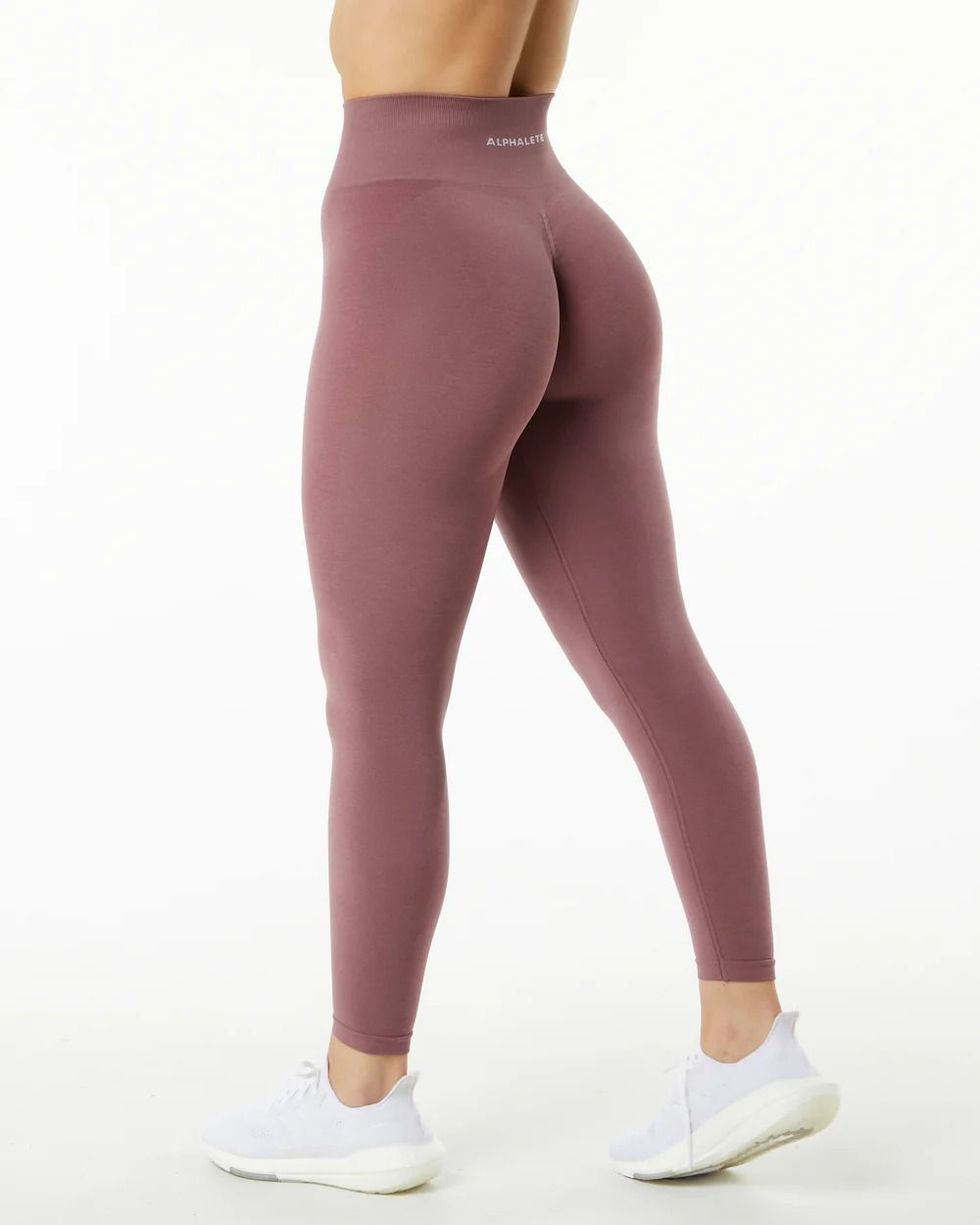 V-back Scrunch Leggings Seamless Workout Gym Leggings For Women Tummy  Control Butt Lift Butter Soft Squat Proof