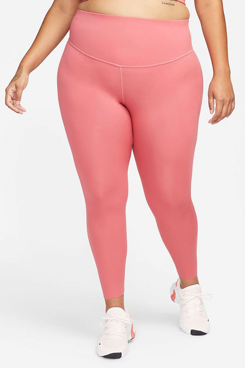Buy RBX Active Women's Super Soft Peached Space Dye Full Length Workout  Running Yoga Legging, 7/8 Light Pink, Small at