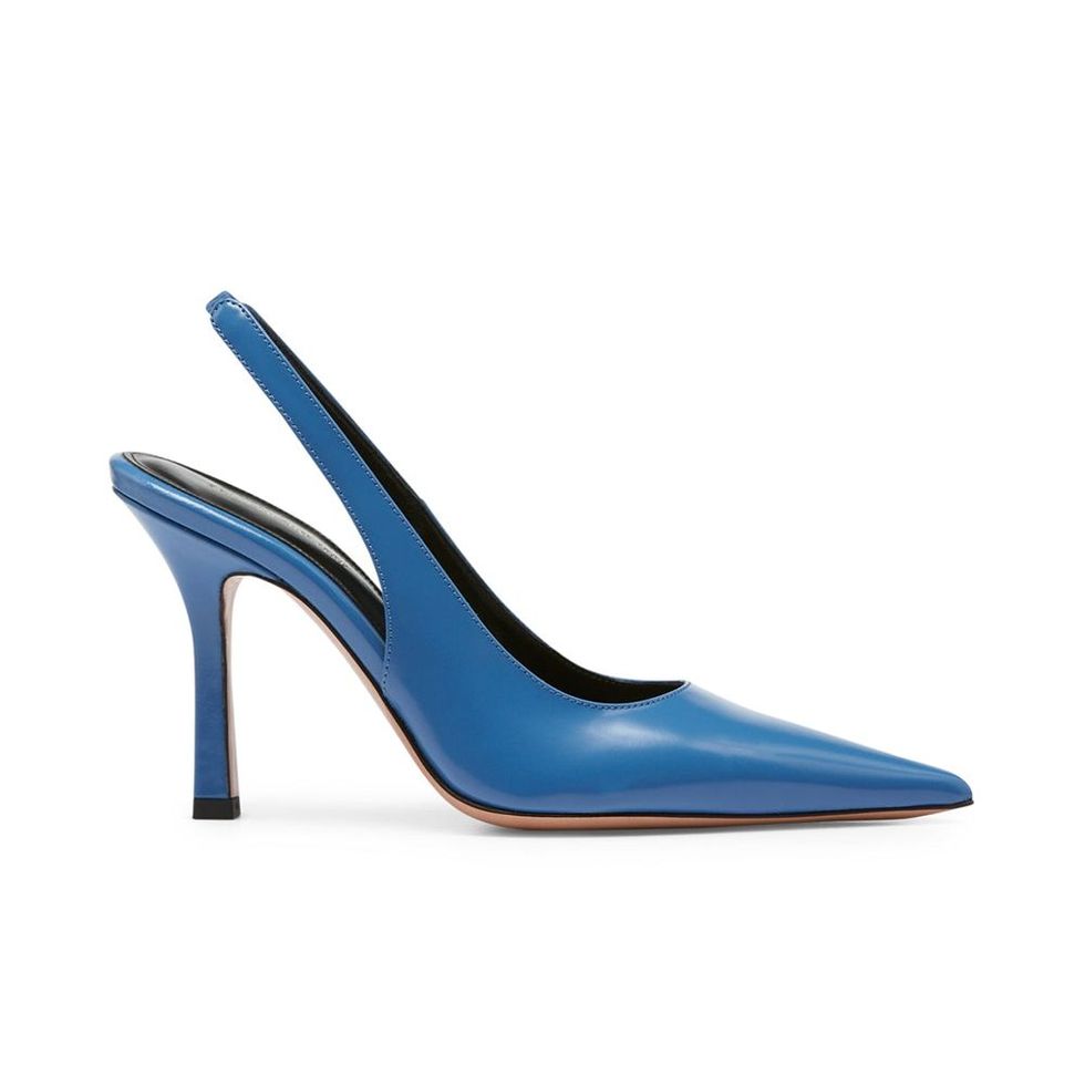 Polished Slingback in Periwinkle 