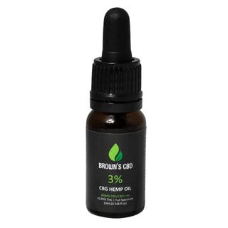 Brown's CBD 3% CBG Hemp Oil