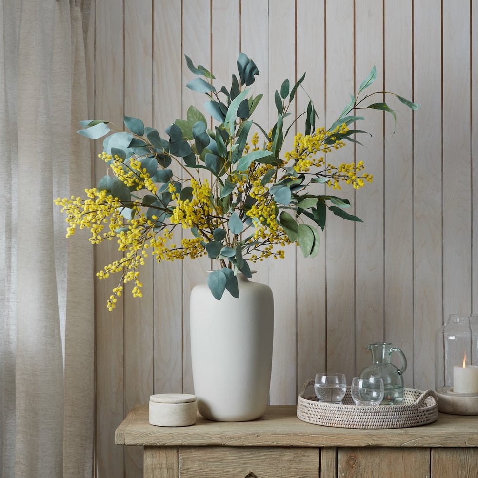Faux Yellow & Green Bouquet