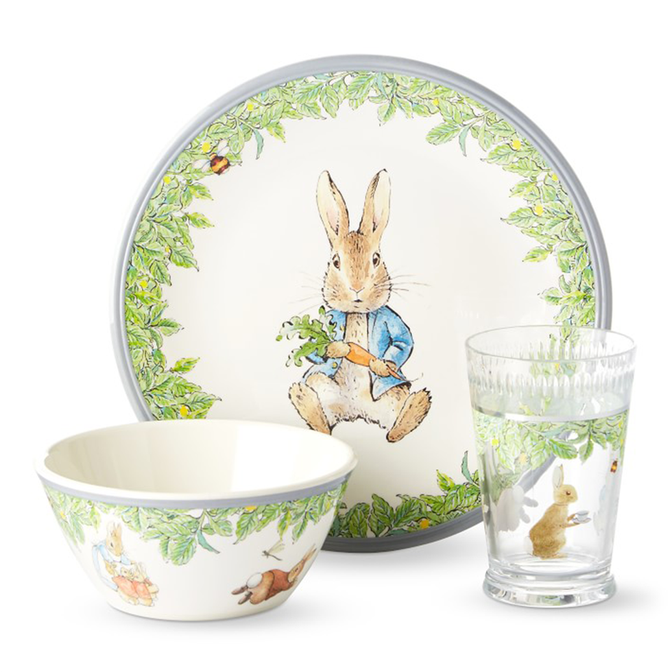 Peter Rabbit Kids 3-Piece Melamine Set