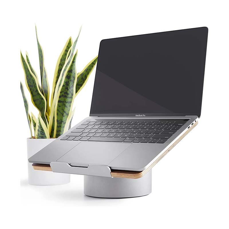 HumanCentric Vertical Laptop Stand for MacBook, Compatible with MacBook Pro  Stand, MacBook Air Stand, Laptop Holder for Apple Laptop Desk Stand