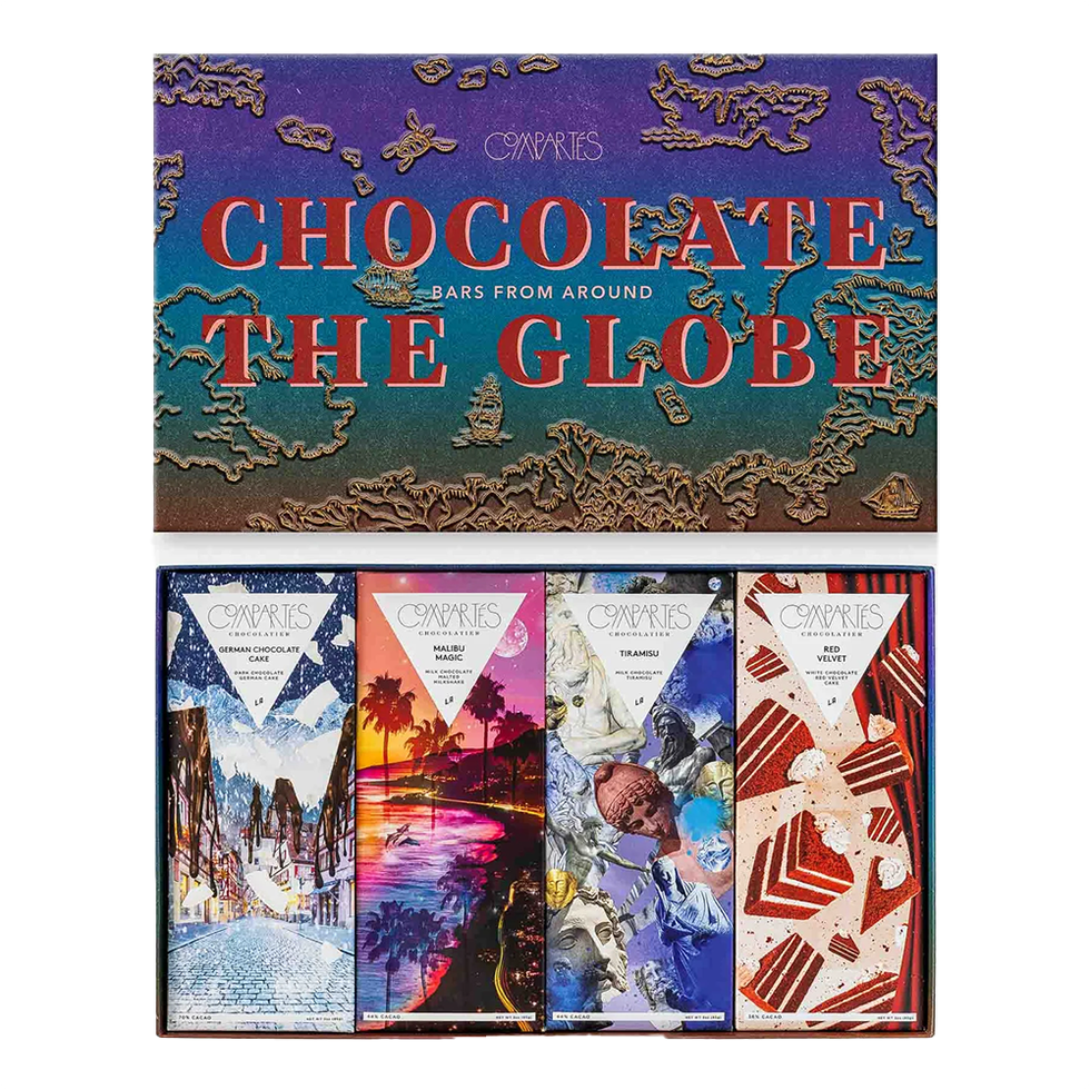 Chocolate Bars Around The Globe Gift Box