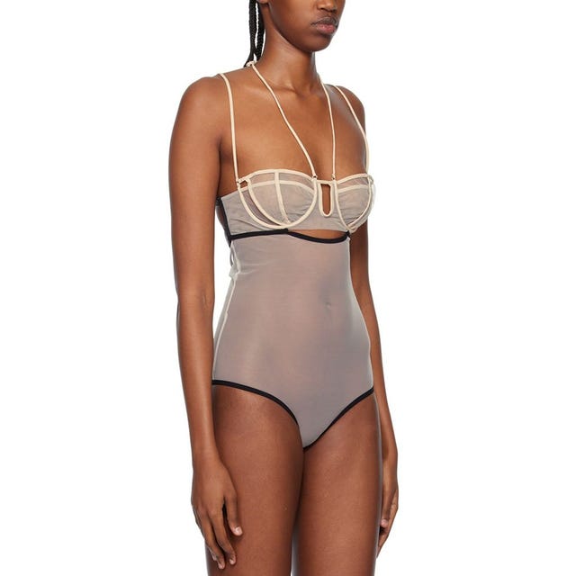 Exclusive Beige Bodysuit