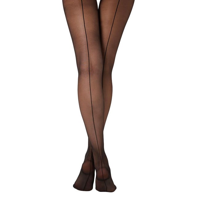 20 Denier Sheer Back Seam Tights