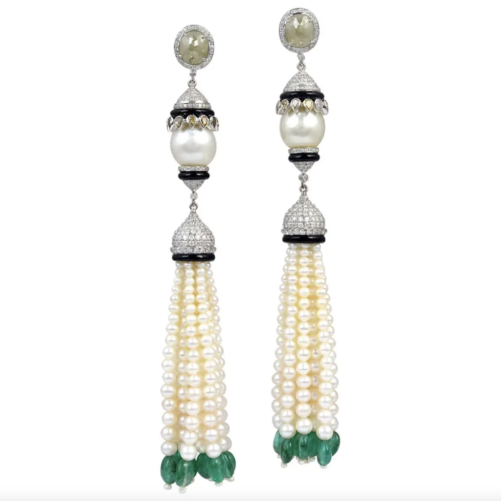 Gorgeous Pearl Tassel Earrings