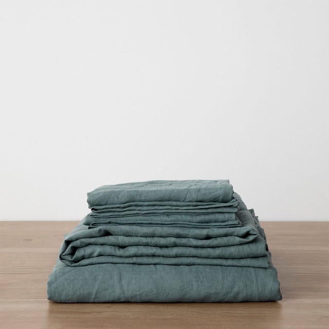 Linen Sheet Set With Pillowcases