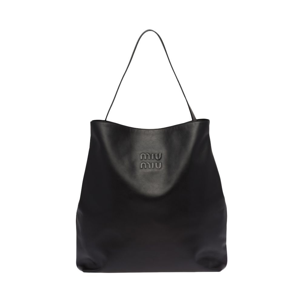 Leather shoulder bag