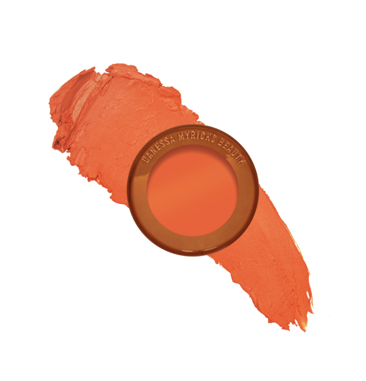 Danessa Myricks Beauty Yummy Skin Blurring Balm Powder Flushed - Matte Color for Cheek & Lip Dancing Queen 0.21 oz / 6 g