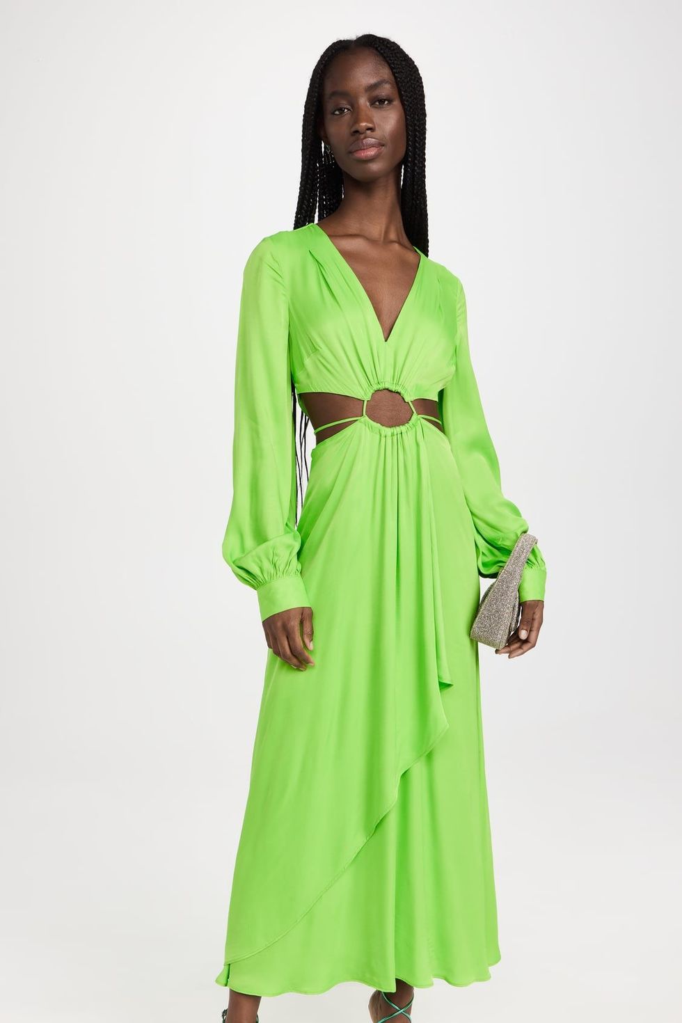 FARM Rio Lime Green Maxi Dress