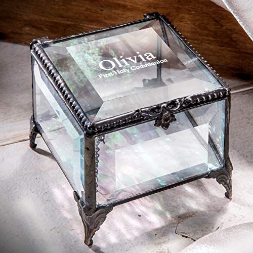 Personalized Glass Jewelry Box
