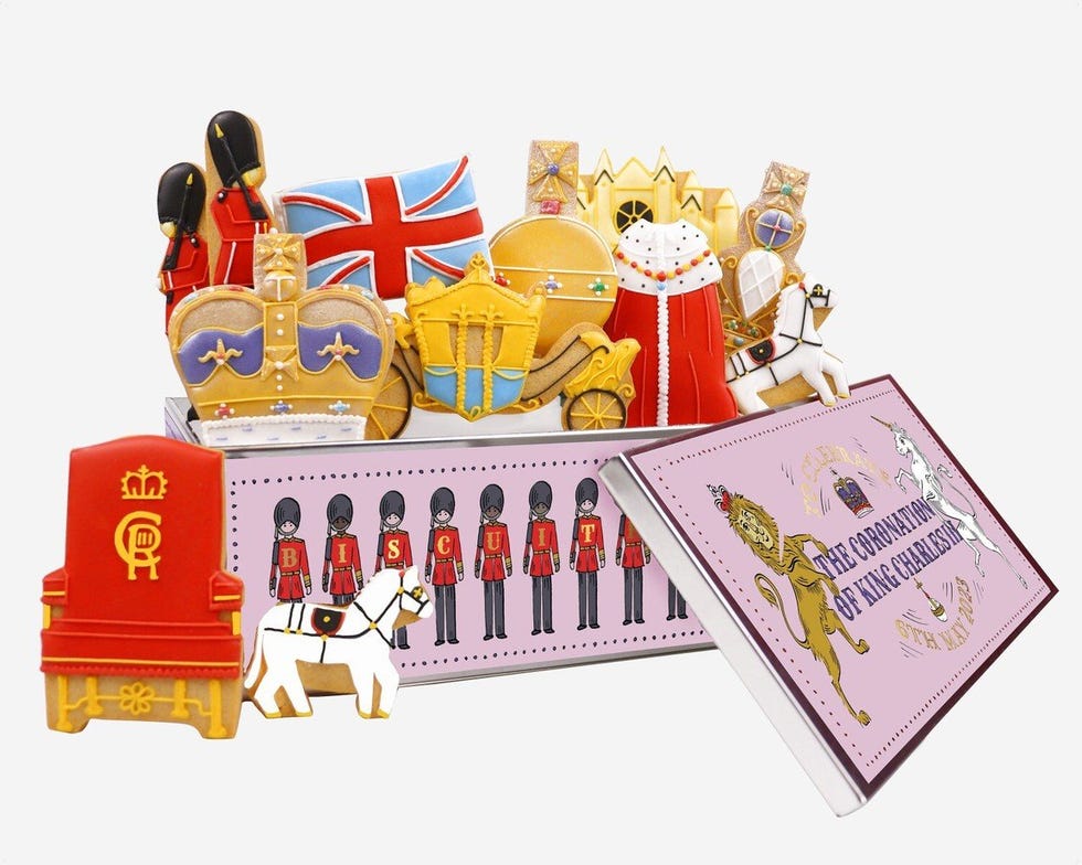 King Charles III Coronation Biscuit Tin