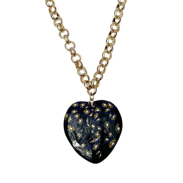 Millefiori Heart Necklace