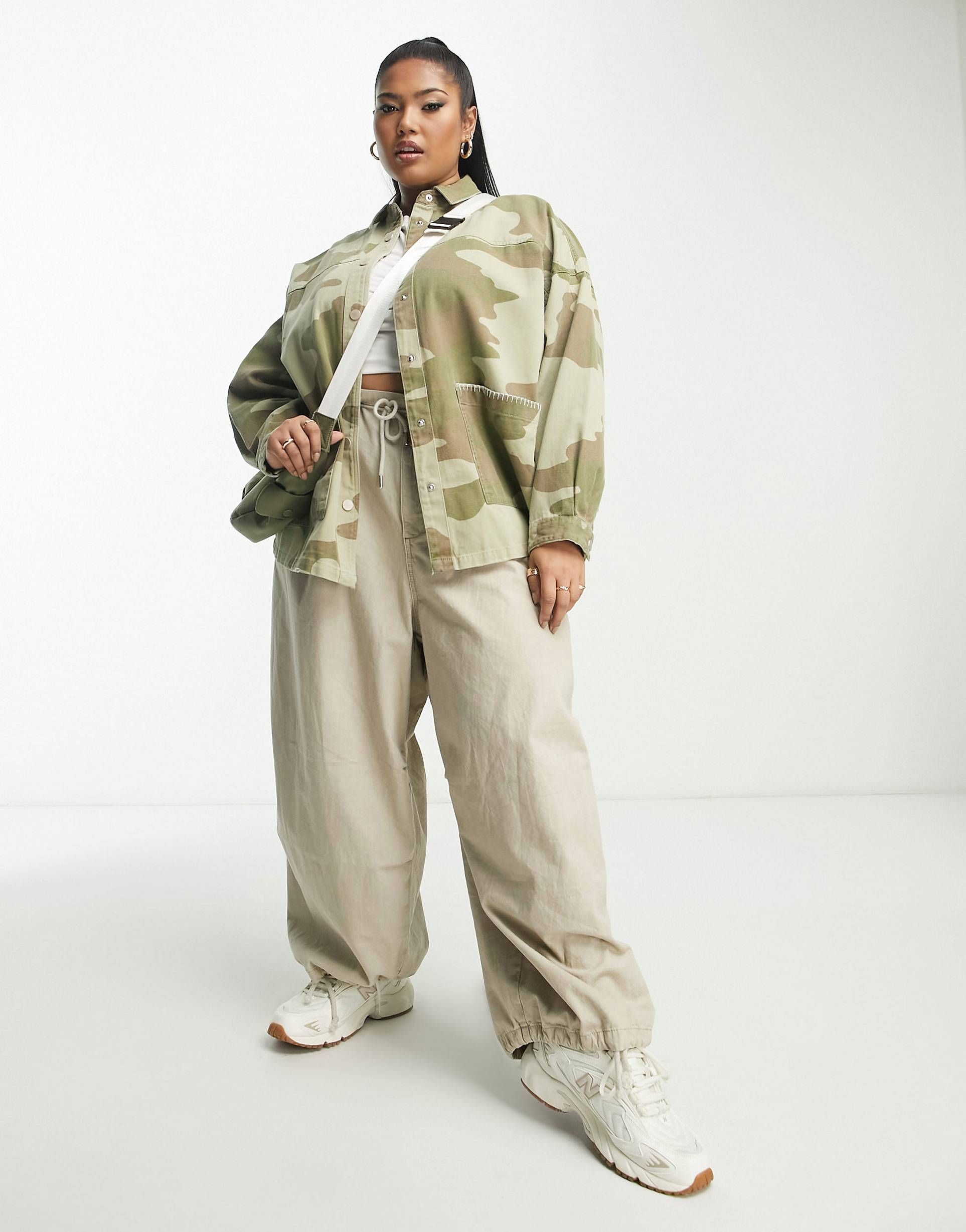 Topshop clearance camo shacket