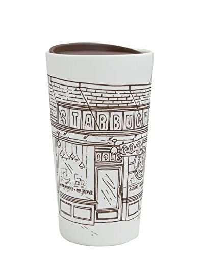The First Starbucks Coffee Store Travel Mug
