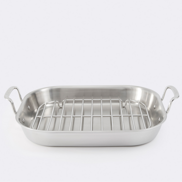 Stainless Steel Roaster with Rack