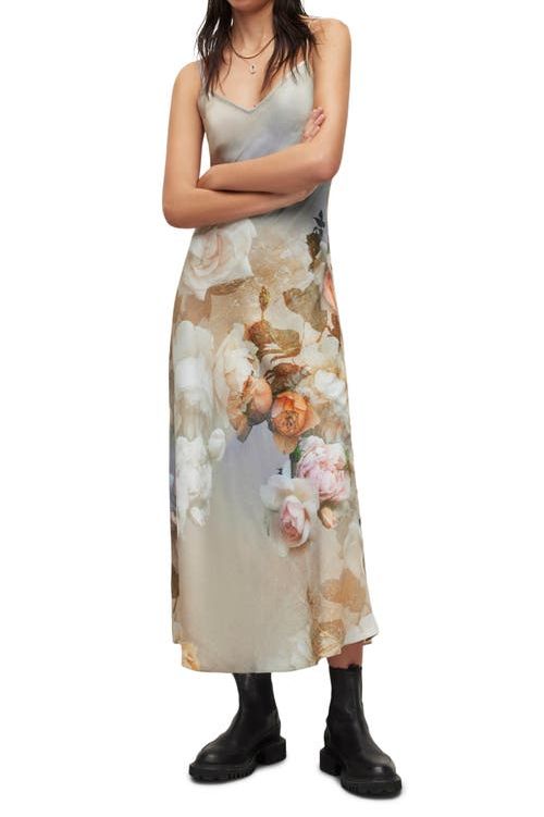 AllSaints Bryony Rosalia Floral Slip Dress 
