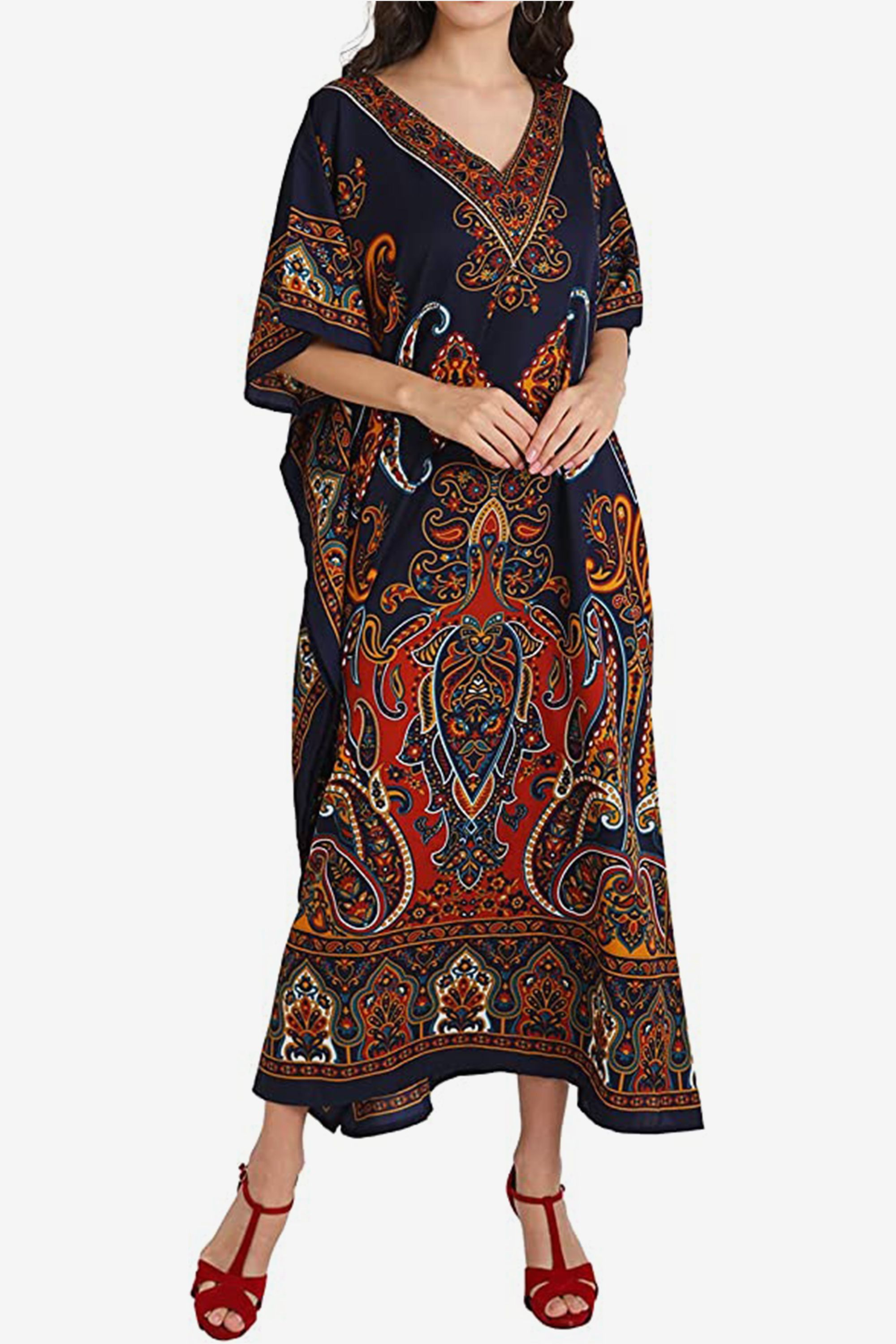 Womens caftan clearance dress