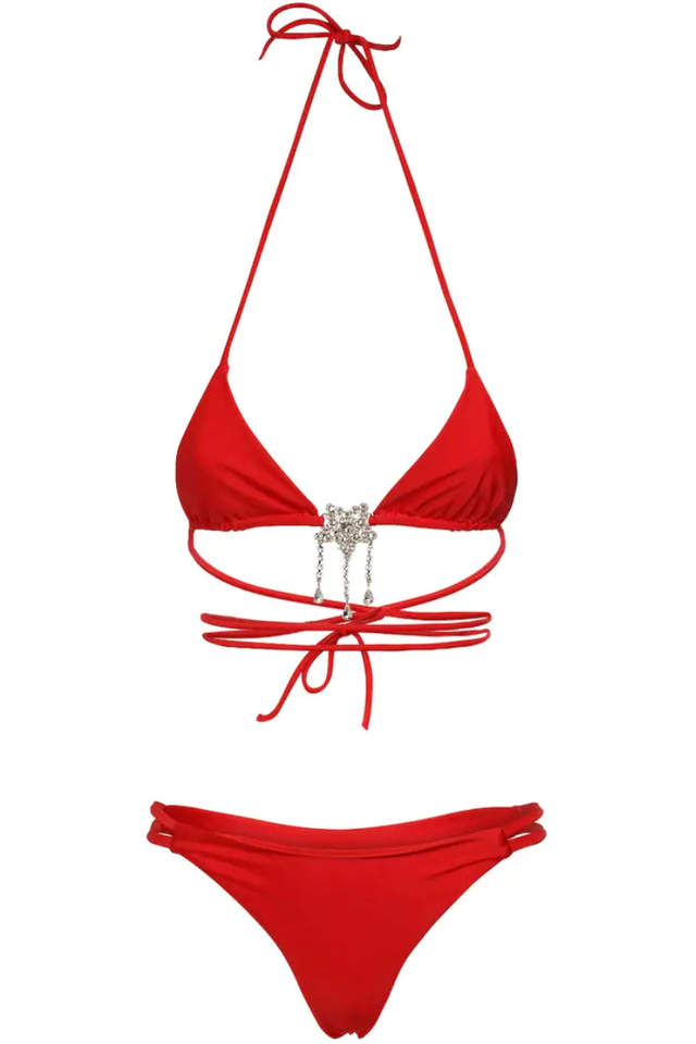 Bikini orné de liens