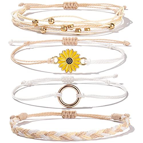 Sunflower String Bracelets