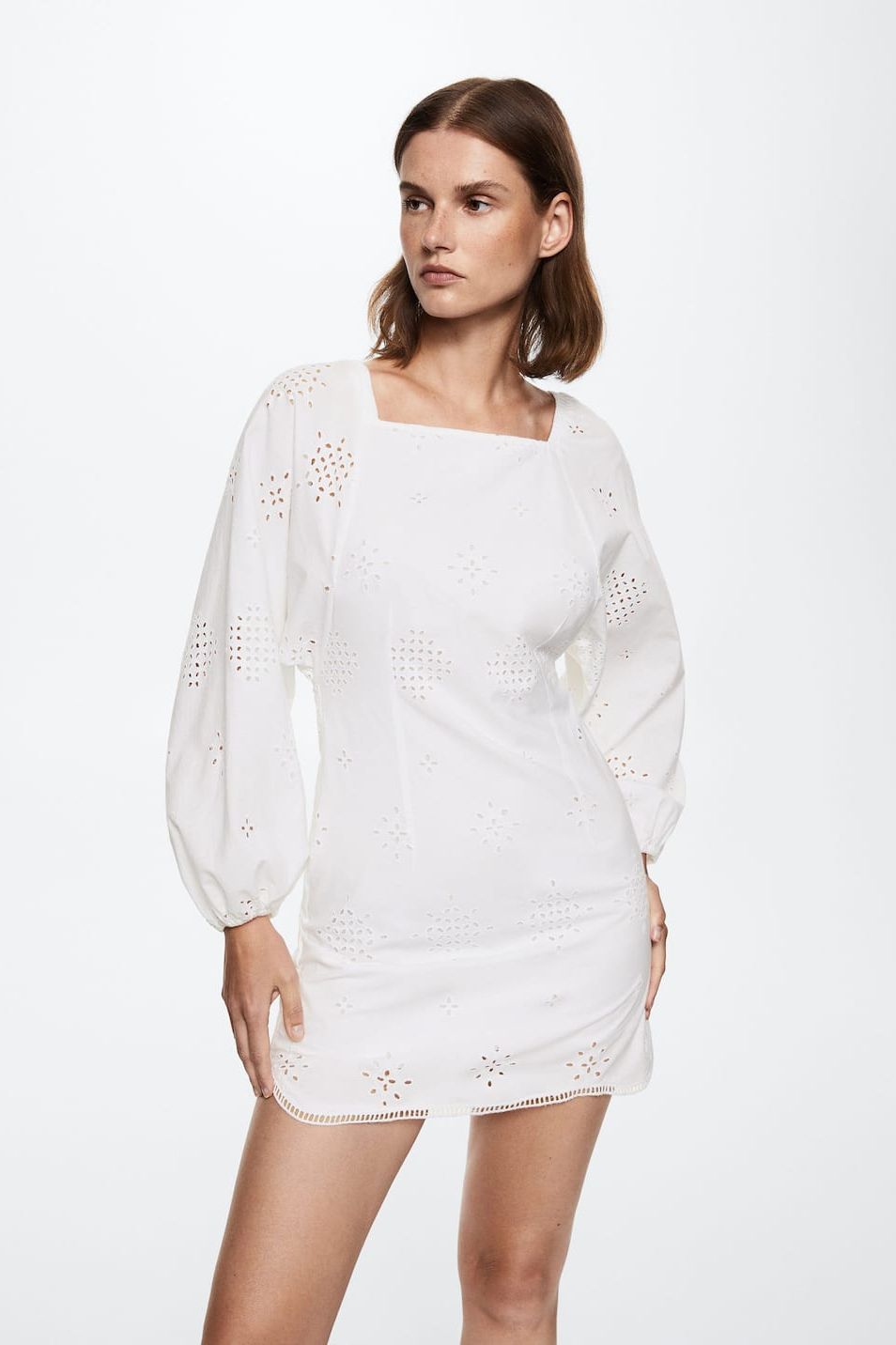Broderie Anglaise Cotton Dress