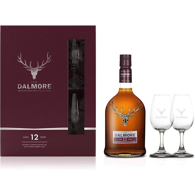 The Dalmore 12 Year Old Single Malt Whisky Gift Set