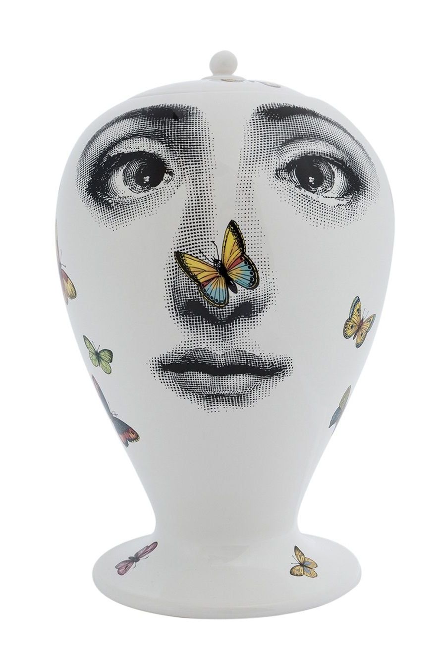 Face-Print Vase