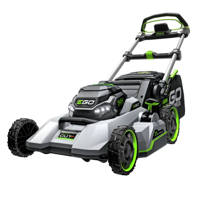 EGO LM2167SP battery mower with self-adjusting speed control