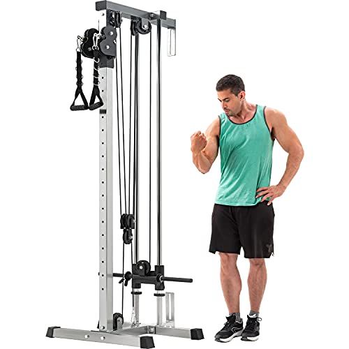 Wall Mount Cable Station with Pulley System for Ab Workouts
