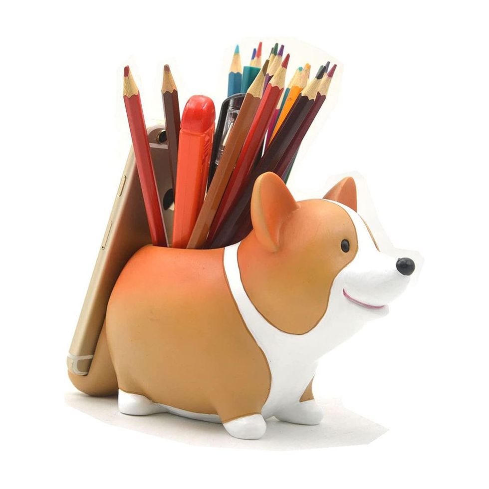 Creative Pen Pencil Holder with Phone Stand