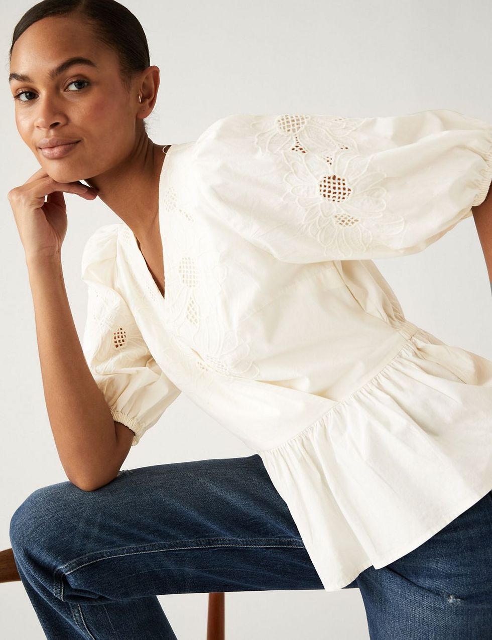 Best broderie anglaise top - Broderie blouses for summer
