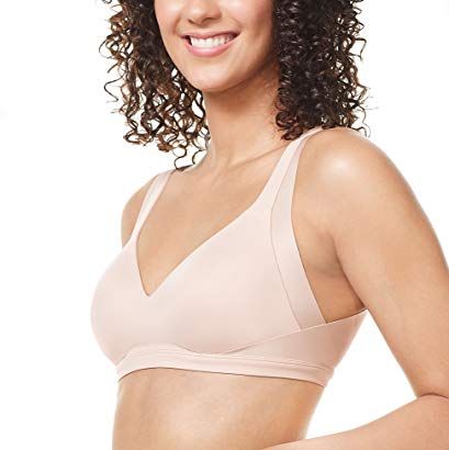 Warners No Side Effects Wireless Bra L Underarm & Back Smoothing