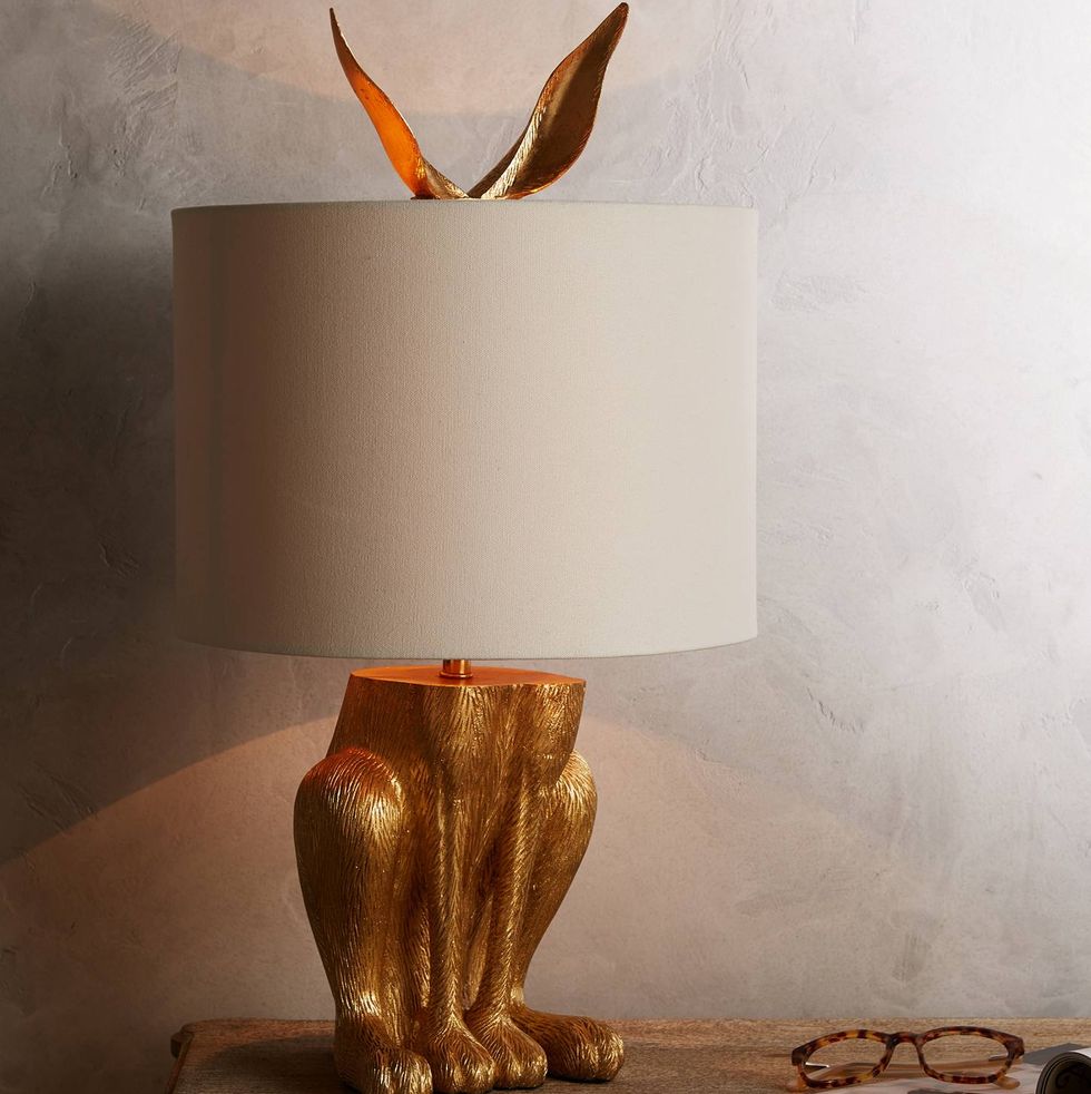 Gilded Hare Table Lamp