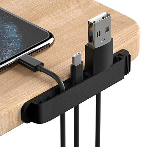 ZHSMYUP Data Cable Organizer Box Charge Cable Management 7 Compartments  Storage Box USB Cord Sorter Small Desk Electronic Accessories Organizer and