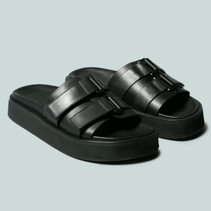 Buy Women Black Sandals Online - 783273 | Van Heusen