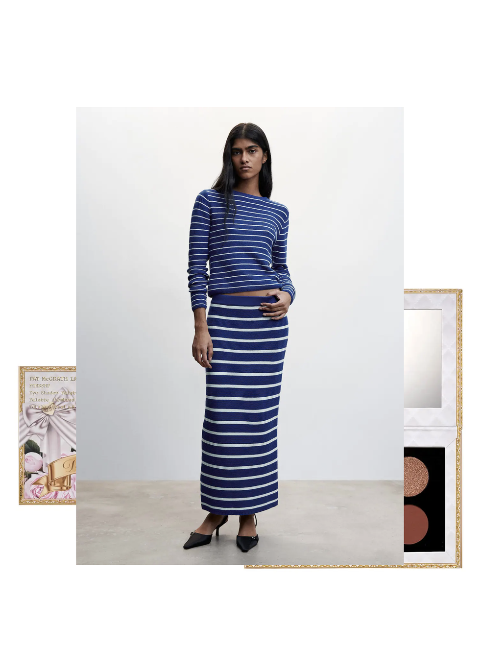 Striped Knitted Skirt