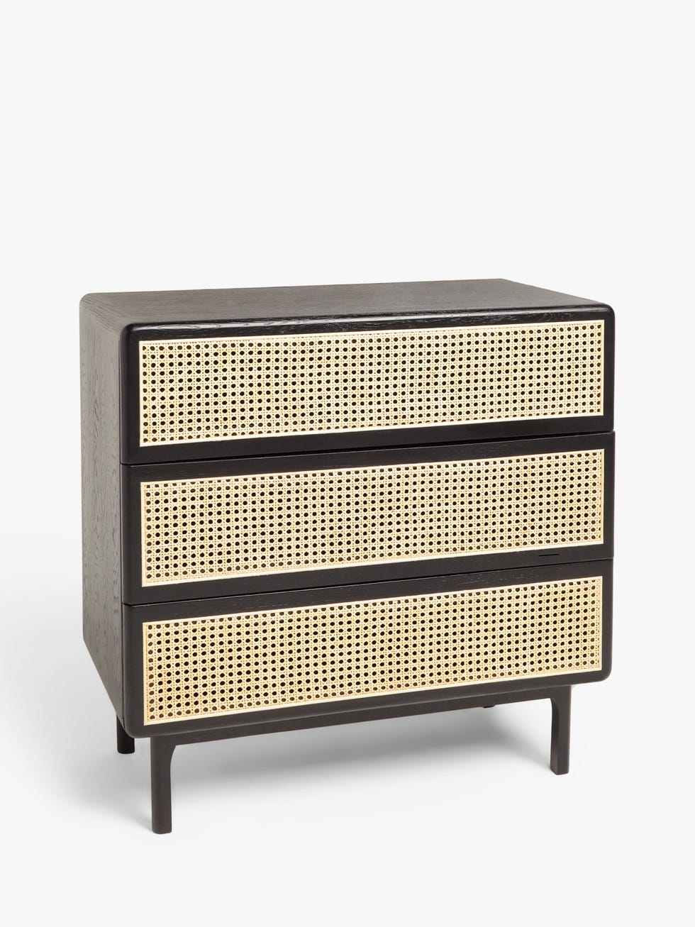 Rattan 3-drawer chest