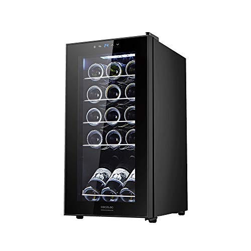 Cecotec Vinoteca GrandSommelier 15000 Black Compressor. 15 Botellas
