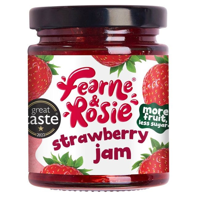 Fearne and Rosie Reduced Sugar Strawberry Jam 320g