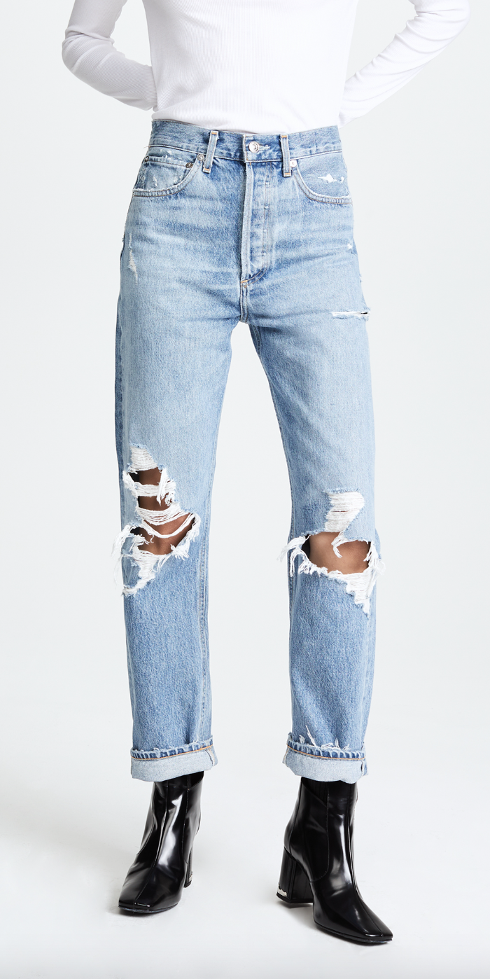 '90s Fit High Rise Loose Fit Jeans