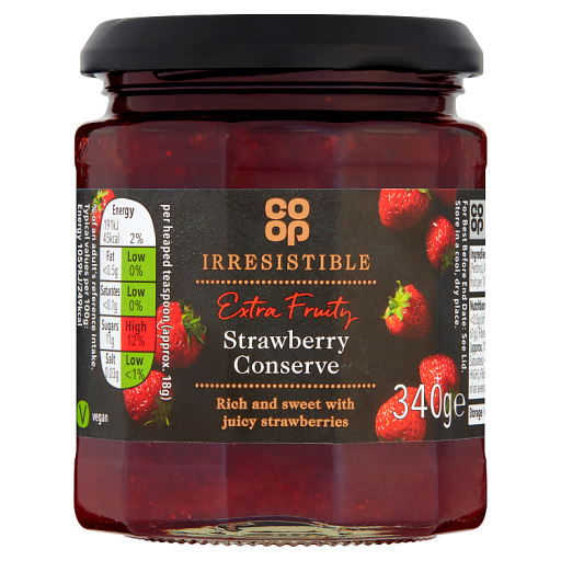 Co-op Strawberry Conserve 340g