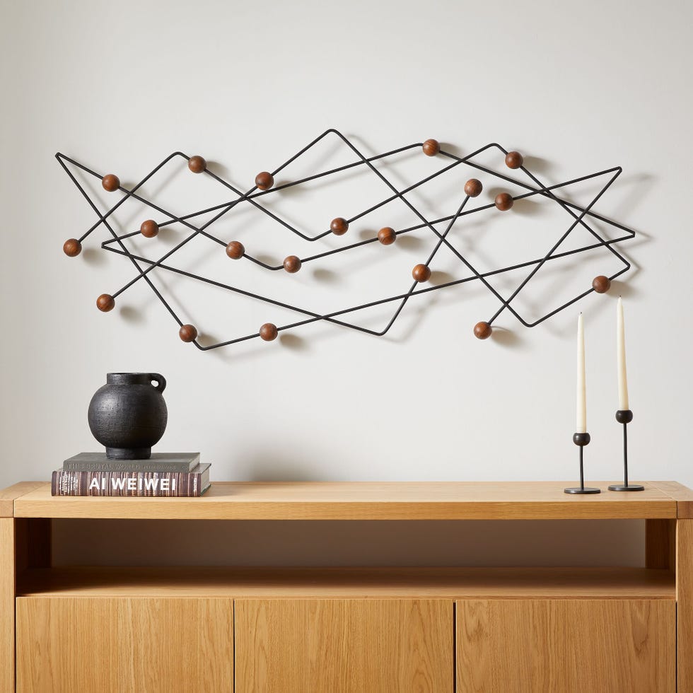 Abstract Iron & Wood Wall Art Abstract Iron & Wood Wall Art