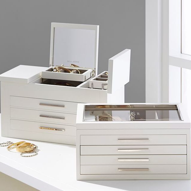 Jewelry Organizer Trays, Vintage Jewelry Box, Drawer Inserts