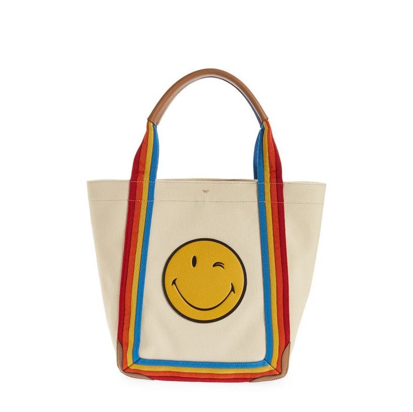 You Are Doing Great Smiley Tote Bag l Smiley Face Market Tote Bag l  Minimalist Canvas Bag