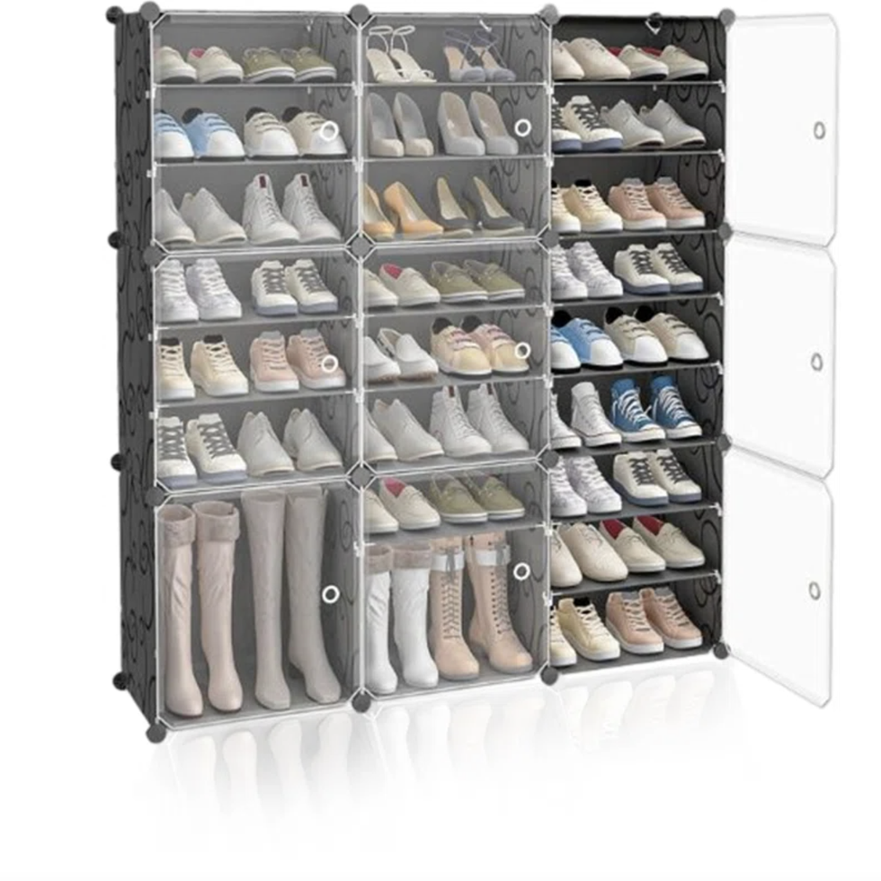 9-Tier Shoe Rack-Tiered Storage for Sneakers, Heels, Flats
