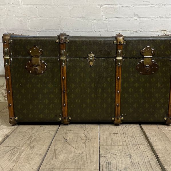 Vuitton Suitcase Antique - 13 For Sale on 1stDibs