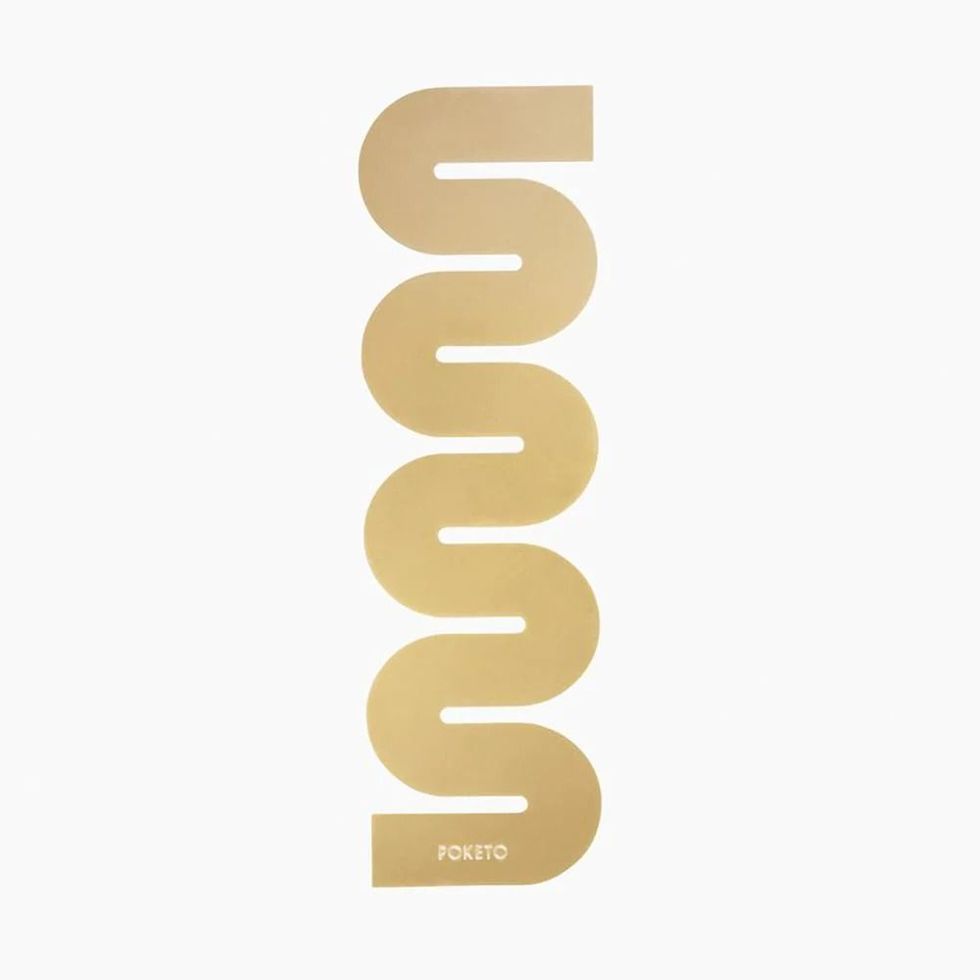 Brass Wave Bookmark