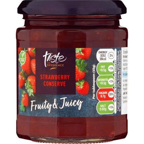 Taste the Difference Sainsbury’s Strawberry Conserve 340g
